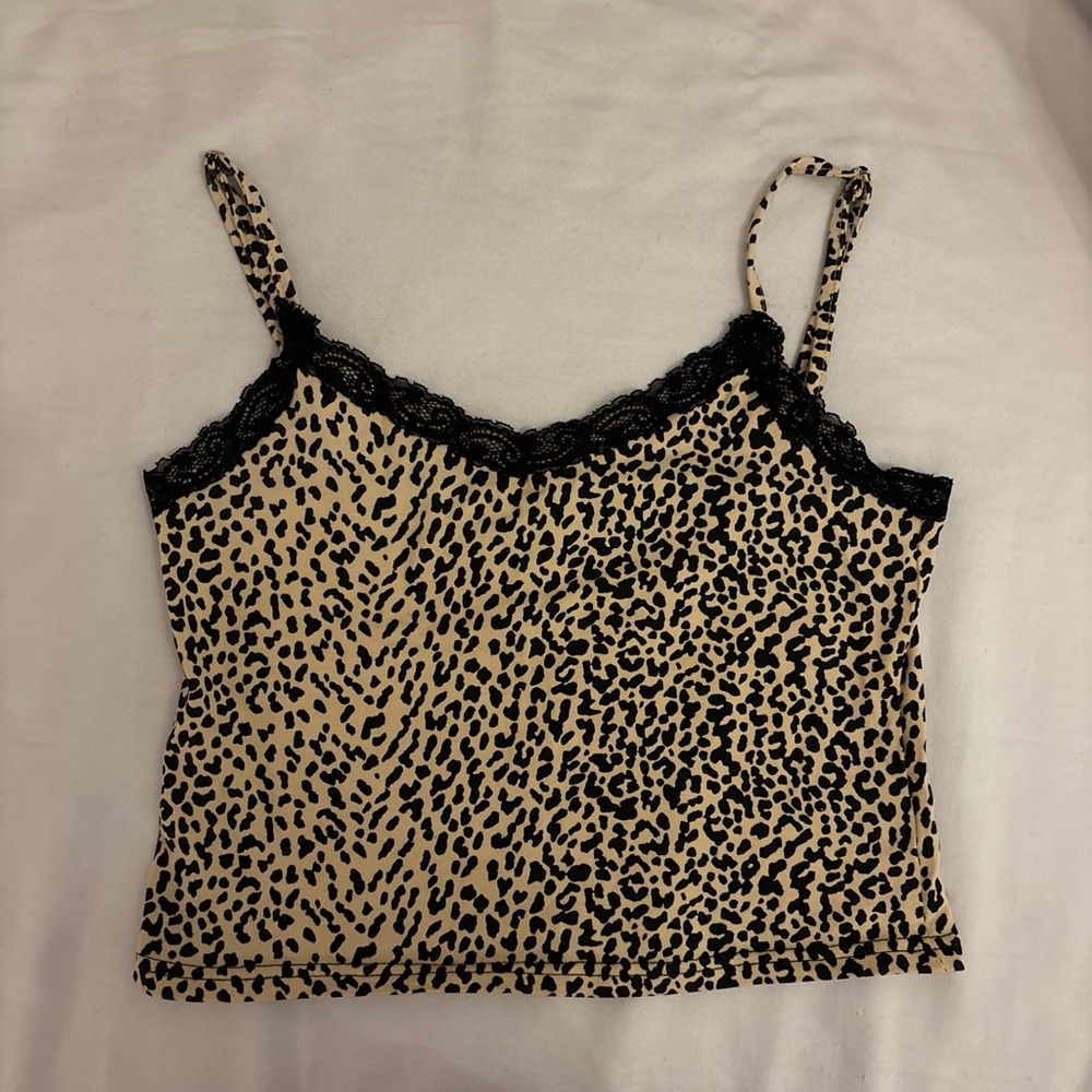 Edikted Cheetah Print Tank Top